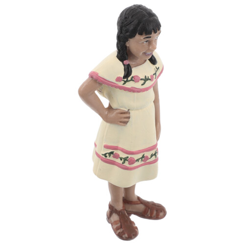 3Pièces Figurines De Filles PVC Multicolores Pour Modèles Dioramas 1
