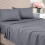 Queen Bed Sheet Set - Brushed Microfiber, 4-Piece, Deep 1