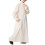 Jugend Robe Lange Ärmel Beige Schlicht 6