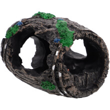 Masteelf Kleine Tonvormige Aquariumdecoratie Aquariumaccessoire Schuilplaats Grot voor Garnalen, Betta's en Schildpadden Aquariumdecoratie