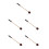 5Pièces Maillets Percussion Bois Nylon Pour Tambours Chants 4
