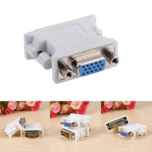 15-pins VGA hunn til 24+1-pins DVI-D hann-adapterkonverter... Laptop Hot C2 W1U6