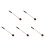 5Pièces Maillets Percussion Bois Nylon Pour Tambours Chants 5