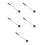 5Pièces Maillets Percussion Bois Nylon Pour Tambours Chants 9