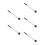 5Pièces Maillets Percussion Bois Nylon Pour Tambours Chants 10