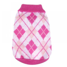 Maglione per cani a collo alto, lavorato a maglia, per cani di piccola e grande taglia.