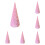 Velvet Sequin Christmas Cone Trees – 1pc Tabletop Decor 1