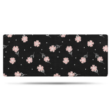 Pioneer Flower Badezimmerteppich mit Blumenmuster, rutschfeste Mikrofasermatte mit Gummirückseite, weiche 61 x 152 cm große Bodenmatte für