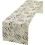 Linen Table Runner Zebra Print 13 x 90 in 1