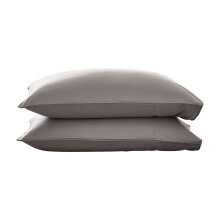 Ensemble de 2 taies d'oreiller Queen Size pour anniversaire, 45 x 75 cm, fermeture portefeuille, douces et respirantes.