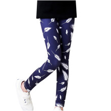 VERUGU Girls Leggings Fall Winter Kids Printed Milk Silk Pattern Leggings Toddler Comfortable Slim Cropped Trousers Multicolor 4 Years