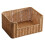 Brown Imitation Rattan Storage Basket, Rectangular 1