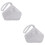 2Stk Glitzernde Silber Damen Party Change Purse 7