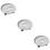 3Pièces Support Pot Mobile Roulettes Rangement 3
