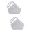 2Stk Glitzernde Silber Damen Party Change Purse 8