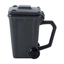 Cană de cafea cu coș de reciclare, căni amuzante cadou - căni inedite pentru birou, colegi, birou de acasă, cadouri pentru tată și mamă - 999