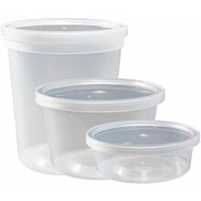 BPA-Free Leakproof Food Storage Containers 8oz/16oz/32oz