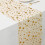 Chemin de table en maille à paillettes dorées 6