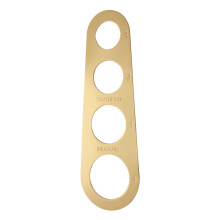 Règle à spaghetti de haute précision à 4 trous, en acier inoxydable 430, pour le contrôle des portions de spaghetti. Ustensiles de cuisine