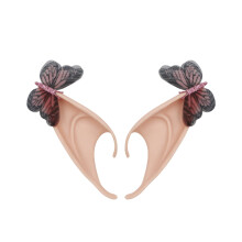 Soft Silicone Pointed Elf-Ear for Role-Play Party Events - Reusable Breathable Accessory