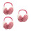 3Pièces Bandeau Hiver Coloré Protection Oreilles Élastique Et 7