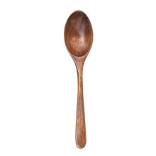 Cuchara de cocina de teca para el hogar, cuchara de madera, cuchara para mezclar, hecha a mano de teca.