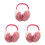 3Pièces Bandeau Hiver Coloré Protection Oreilles Élastique Et 10