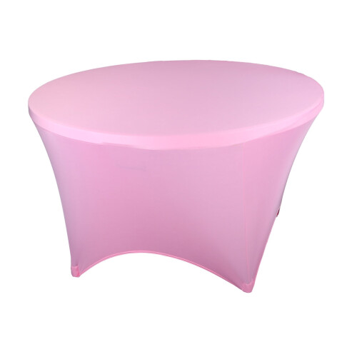 Round Polyester Tablecloth with Elastic Corners