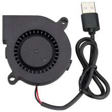 50mm USB Blower Fn with 3 Speeds Control, 5015 DC 5V Turbine Turbo Cooling Fn for Smll pplinces Series Replcement