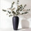 Black Ceramic Floor Vase 13.4 in 1