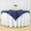 Navy Blue Square Polyester Tablecloth 54 in 1