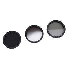 ND8 CPL GND 3-in-1 Filter-Set 55 mm Aluminiumlegierung