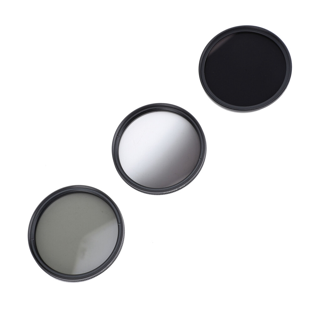 3-In-1 Camera Filter Kit 58Mm Nd8 Cpl Gnd Aluminum Glass 4071390928249