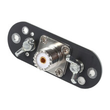 Placa Adaptadora AT-DP Antena de Onda Corta GP V Positiva V Invertida Dipolo AT-DP Alimentación de Extremo de Línea Larga para Conjunto de Antena