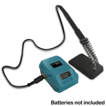 60W Snoerloos Elektrisch Soldeerstation voor 18V Accu Verstelbare Elektrische Soldeerbout 936 Soldeerpunt