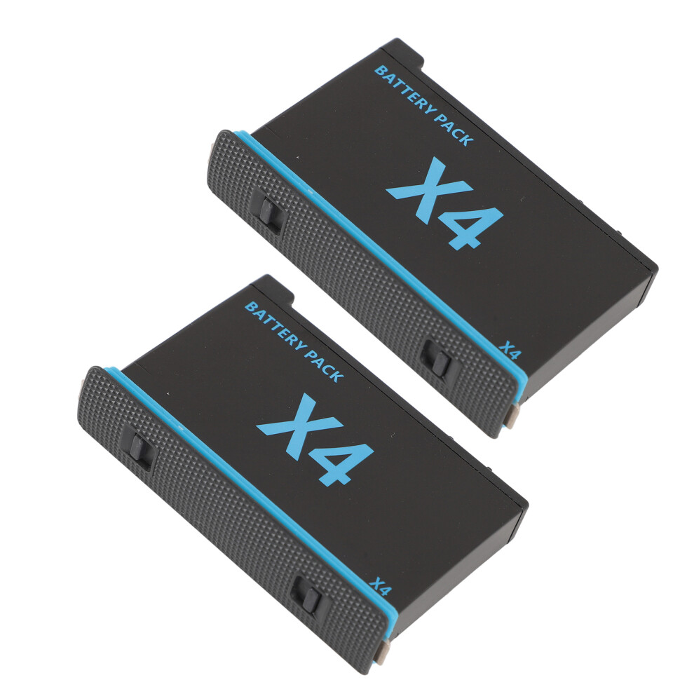 Action Camera Battery Charger For X4 With 22500Mah Batteries & Usb-C Hub 8421384709716