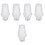 200Pcs Lightweight Cable Fixing Clamps Transparent for Retro Lighting 4