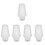 200Pcs Lightweight Cable Fixing Clamps Transparent for Retro Lighting 5