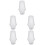 200Pcs Lightweight Cable Fixing Clamps Transparent for Retro Lighting 6