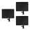 3Pièces Support Polyvalent Plastique Noir Pour Accessoires De Piano 5