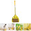 Balai d'intérieur pour tout-petits, petit canard jaune 1