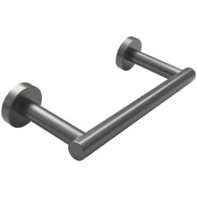 Gray Wall-Mount Toilet Paper Holder, Dark Grey, SUS304Stainless Steel, Double Post Pivoting – Compatible with Standard TP