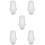 200Pcs Lightweight Cable Fixing Clamps Transparent for Retro Lighting 8