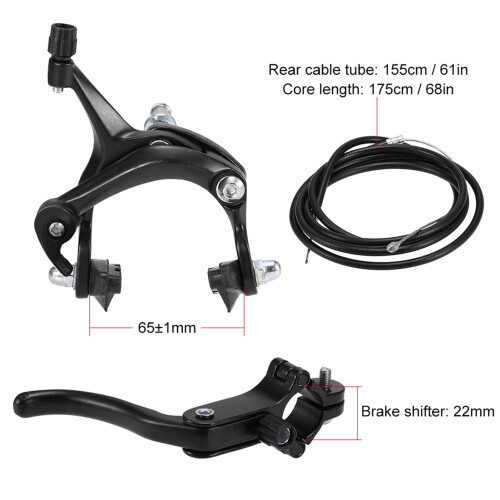 Φρένο εμπρός / πίσω Κιτ φρένων Fixie ποδηλάτου Σετ φρένων Cruiser ποδηλάτου δρόμου Κιτ