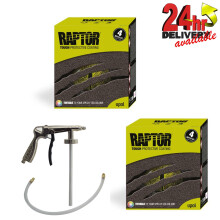 U-Pol Raptor TINTABLE 8 Bottle Kit Tough Urethene Coating Liner Protective + gun