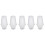 200Pcs Lightweight Cable Fixing Clamps Transparent for Retro Lighting 9