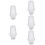 200Pcs Lightweight Cable Fixing Clamps Transparent for Retro Lighting 10