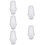 200Pcs Lightweight Cable Fixing Clamps Transparent for Retro Lighting 11