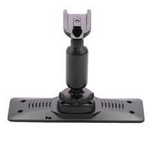 Support de Montage de Rétroviseur de Voiture avec Support de Panneau Arrière Intérieur en Aluminium ABS pour Accessoire Intérieur DVR de Voiture