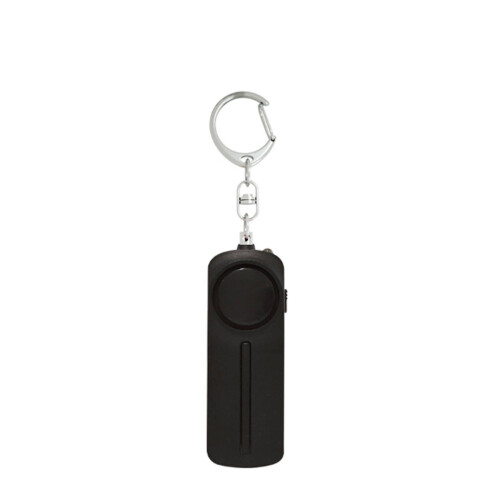 Personal Safety Alarm Keychain with LED Light 130dB Black